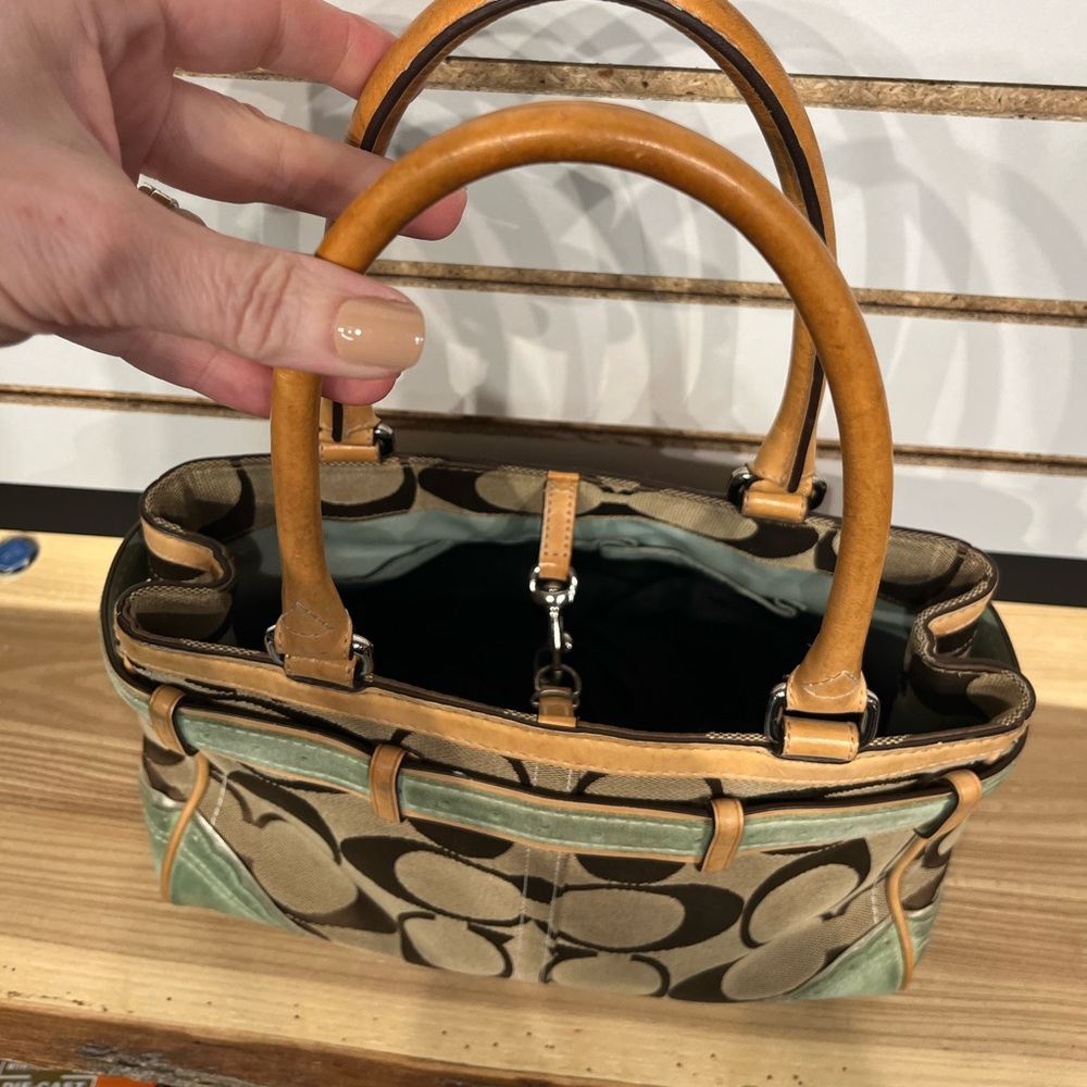 Coach Hampton Sea Life patchwork satchel - Picture 8 of 14